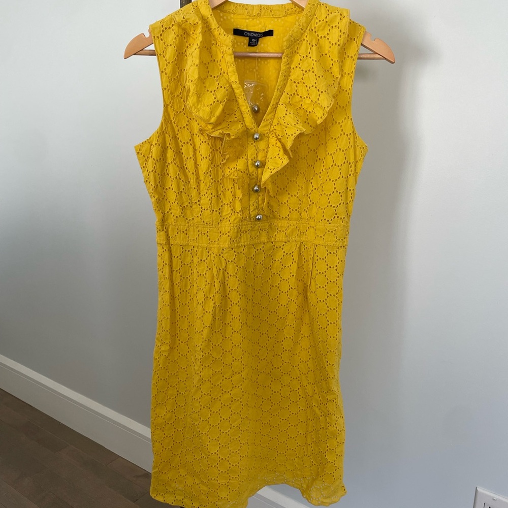 Sunshine yellow summer dress